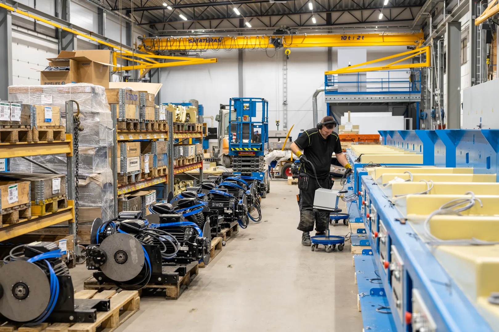 The machine hall at Lämneå Bruk